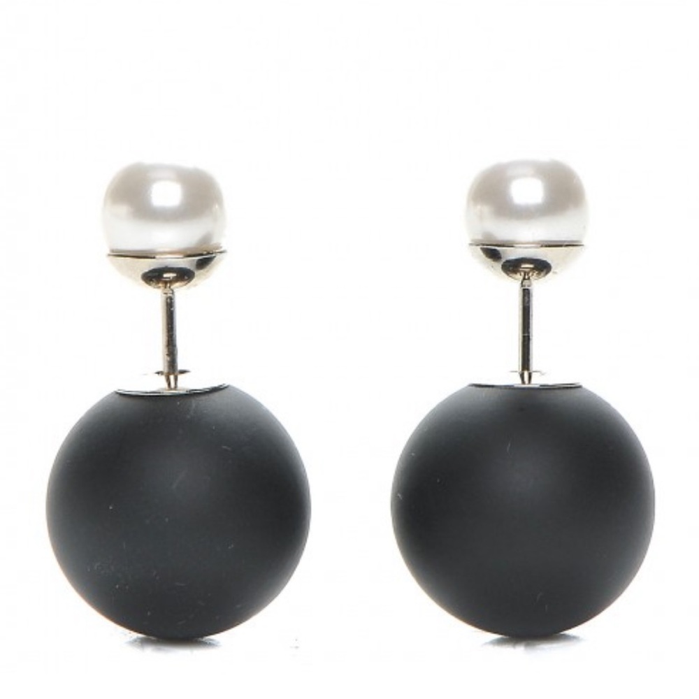 Dior | Tribales Pearl Black Earrings - Picture 9 of 9